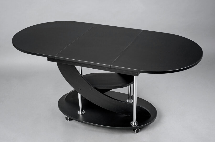 Folding coffee table "VYTAUTAS" black